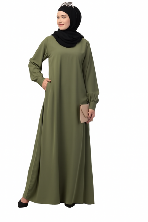 Women's Inner Abaya Dress-Pista (Size-XS)